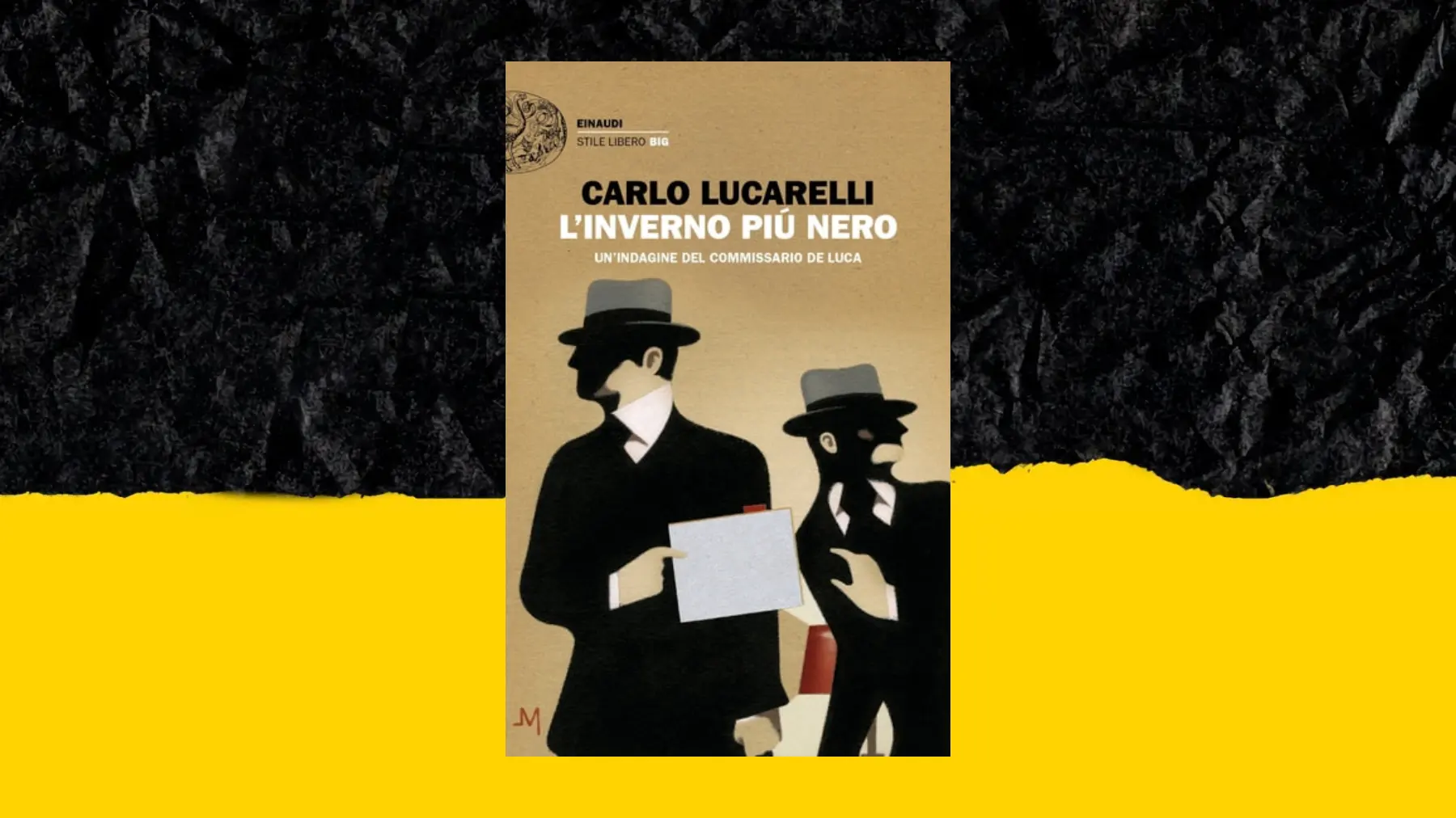 copertina del libro di Carlo Lucarelli L'inverno più nero